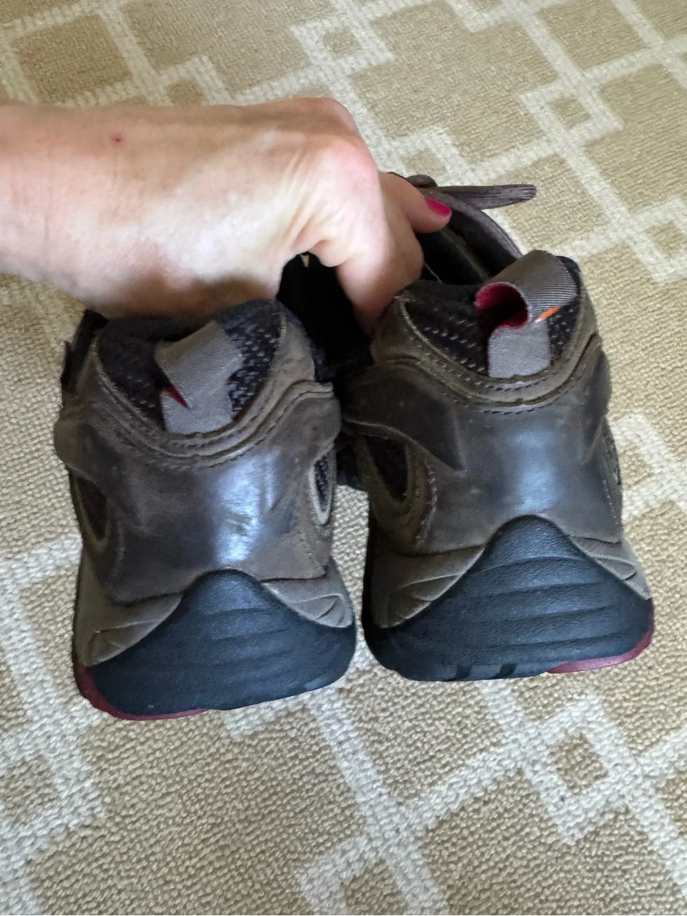 Merrell Moab 2 Vent Waterproof Composite Toe Work Shoes Brown Women’s 7.5 - Picture 12 of 13